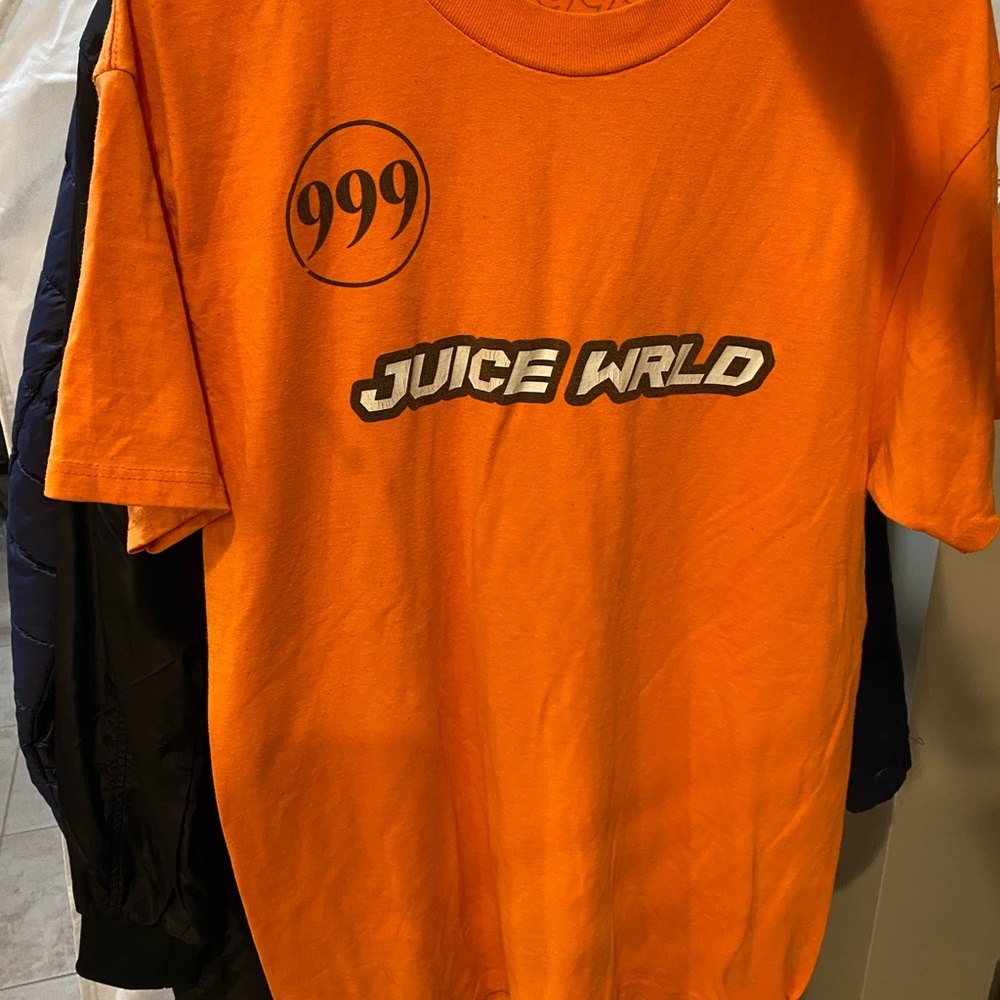 Juice WRLD Orange Graphic Tee